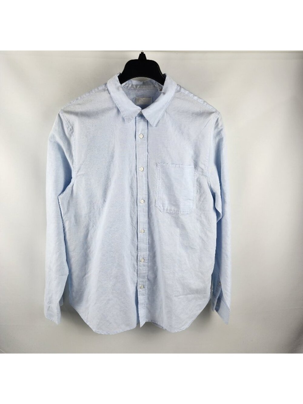 7 For All Mankind Shirt Mens XL Light Blue L/S Button Up